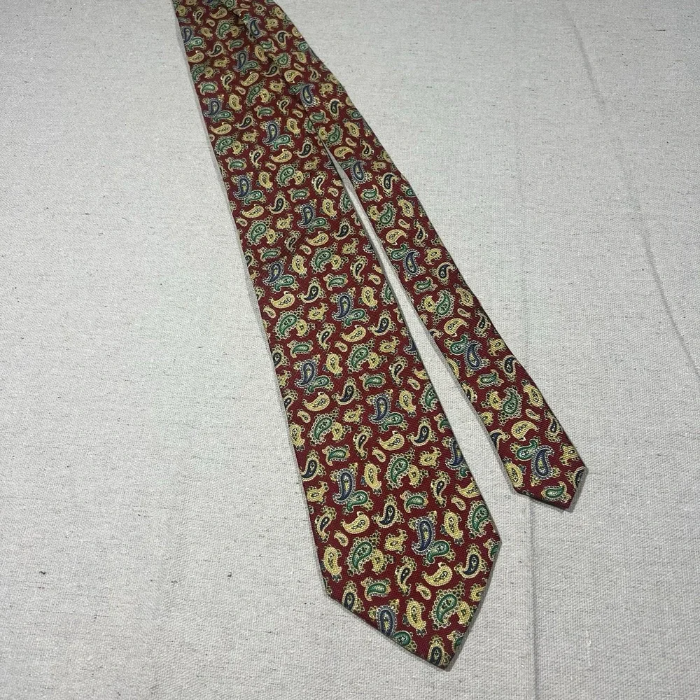 MARIANO RUBINACCI 100% SILK PAISLEY MADE IN ITALY LUXURY‎ TIE